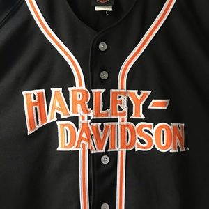 Harley Davidson Baseball Jersey